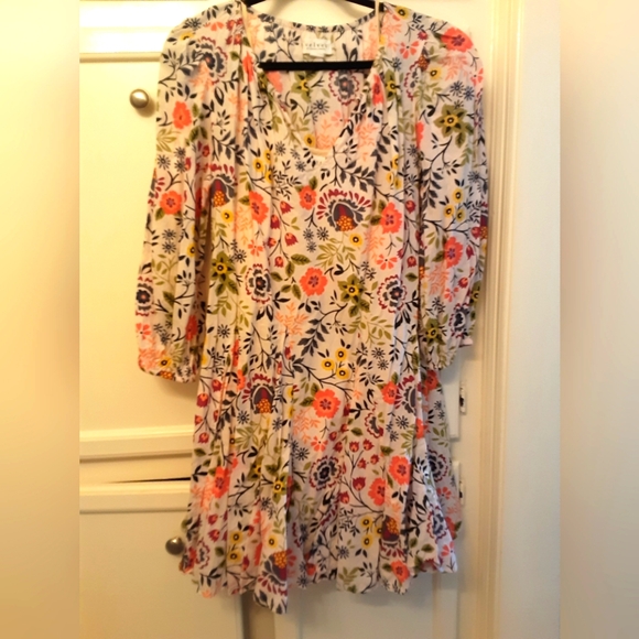 Velvet by Graham and Spencer Anthropologie Keelin meadow floral dress - Picture 1 of 5